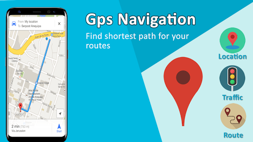 Navigation Maps & Traffic Alerts Offline - Image screenshot of android app