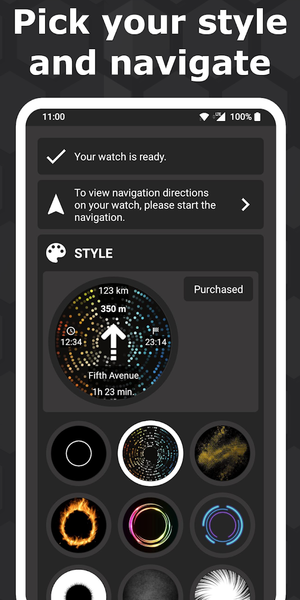 Navigation for watch - عکس برنامه موبایلی اندروید