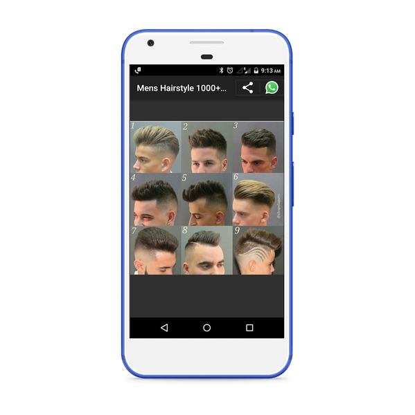 Mens Hairstyle 1000+Collection - Image screenshot of android app