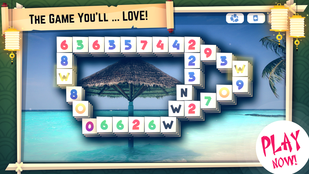 1001 Ultimate Mahjong ™ 2 - Gameplay image of android game