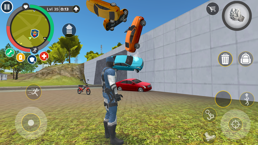 Rope Hero: Cheatground MOD - عکس بازی موبایلی اندروید