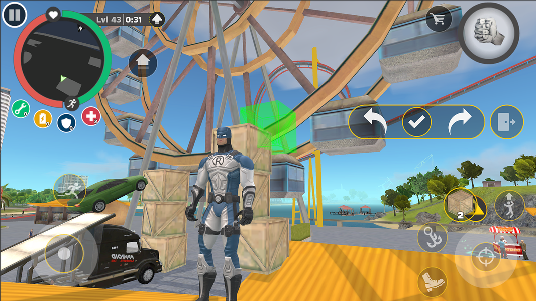 Rope Hero: Cheatground MOD - عکس بازی موبایلی اندروید