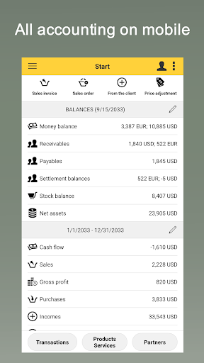 Team: Bookkeeping, Inventory - عکس برنامه موبایلی اندروید