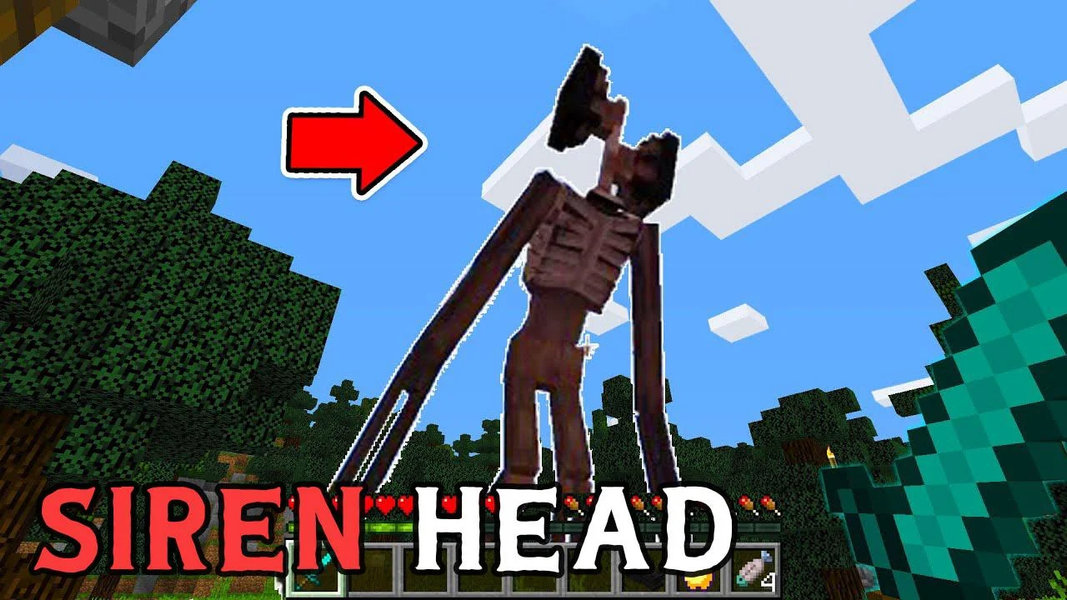 Siren Head for Minecraft PE - Image screenshot of android app
