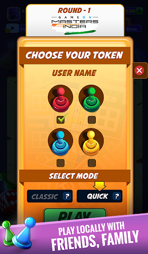 Ludo Classic Game - Gameplay image of android game