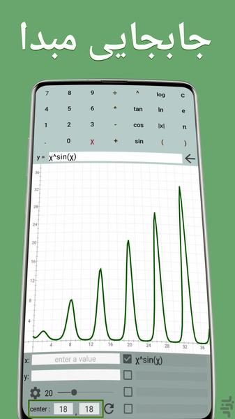تابع ریاضی - عکس برنامه موبایلی اندروید