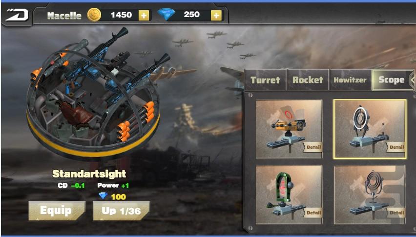 بازی نبرد هوایی - عکس بازی موبایلی اندروید