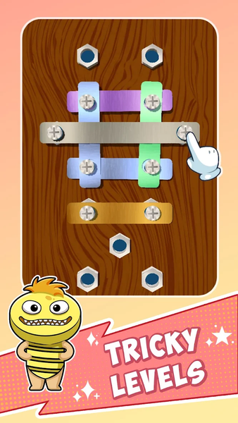 Nuts & Bolts: Wood Screw Sort - عکس بازی موبایلی اندروید