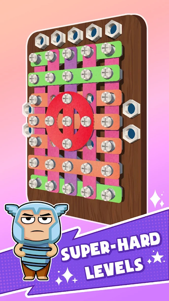 Nuts & Bolts: Wood Screw Sort - عکس بازی موبایلی اندروید