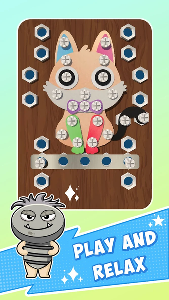 Nuts & Bolts: Wood Screw Sort - عکس بازی موبایلی اندروید