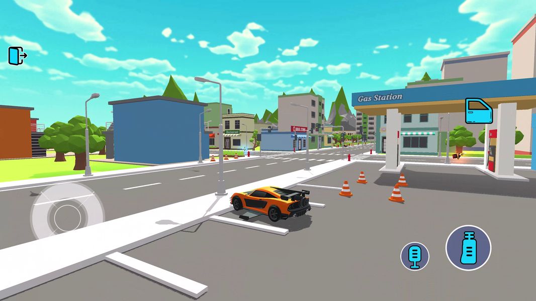 Grand City Auto Sandbox - Gameplay image of android game