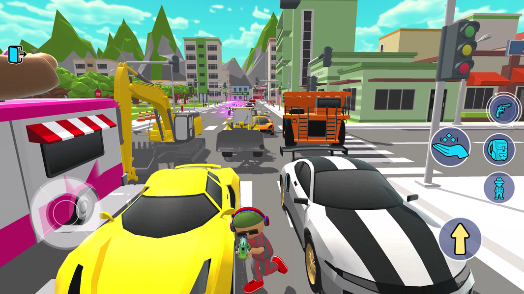 Grand City Auto Sandbox - Gameplay image of android game