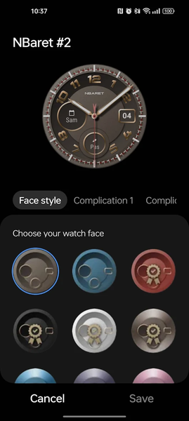NBaret n2 Watch Face - عکس برنامه موبایلی اندروید