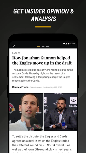 NBC Sports Philadelphia - Image screenshot of android app