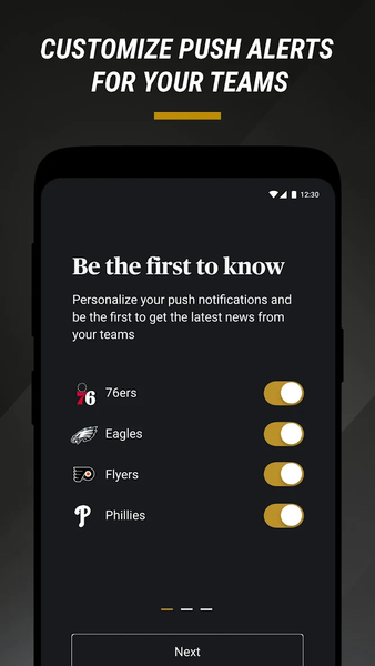 NBC Sports Philadelphia - عکس برنامه موبایلی اندروید