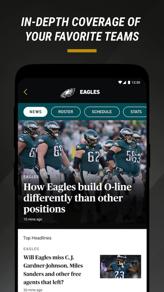 NBC Sports Philadelphia - Image screenshot of android app