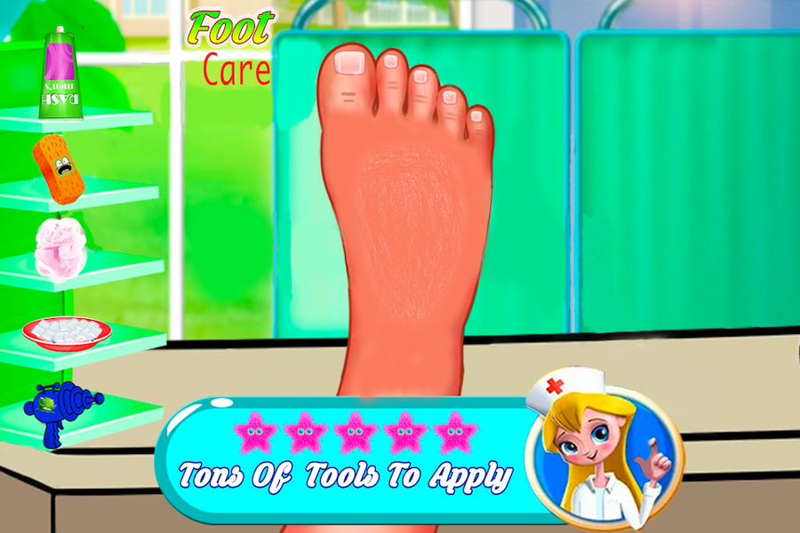 Foot Care Emergency Doctor - Gameplay image of android game