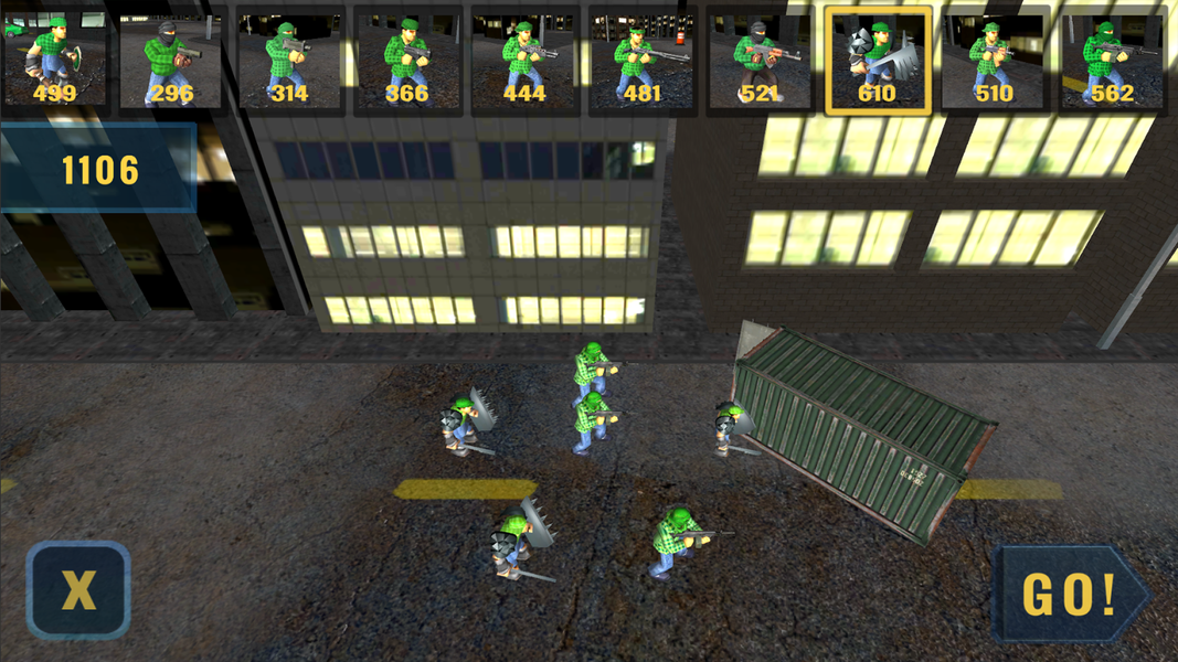 Gang Battle Simulator - Gameplay image of android game