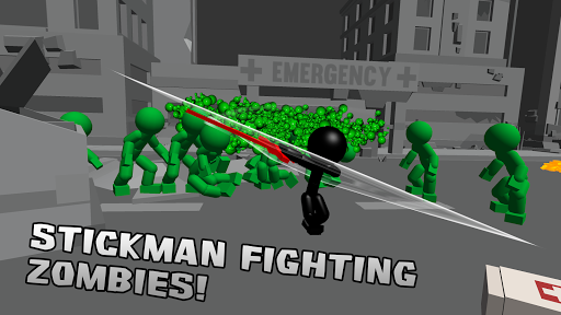 Stickman Killing Zombie 3D - عکس بازی موبایلی اندروید