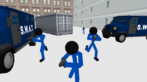 Stickman Prison: Counter Assault - Gameplay image of android game
