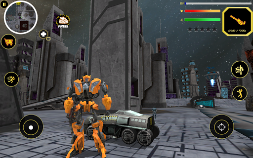 Robot City Battle - Gameplay image of android game