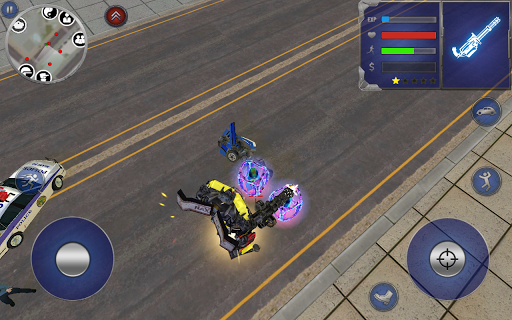 Pickup Truck Robot - Gameplay image of android game