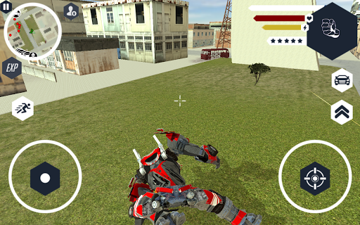 Robot Firetruck - Gameplay image of android game