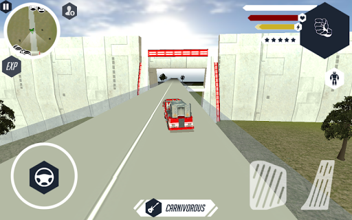 Robot Firetruck - Gameplay image of android game