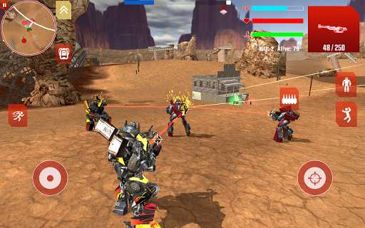 Royal Robots Battleground - Gameplay image of android game