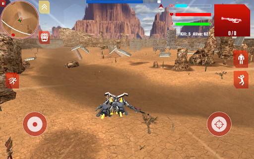 Royal Robots Battleground - Gameplay image of android game