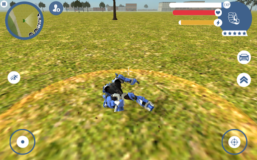 Supercar Robot - Gameplay image of android game