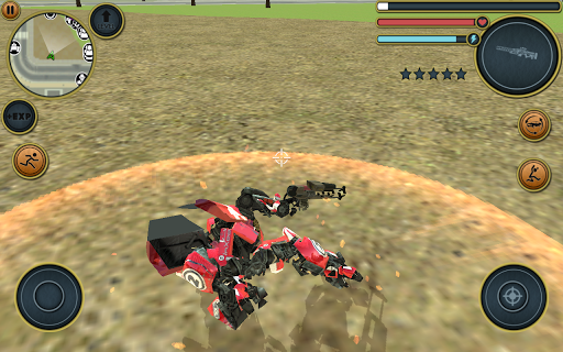 Racing Car Robot - Gameplay image of android game