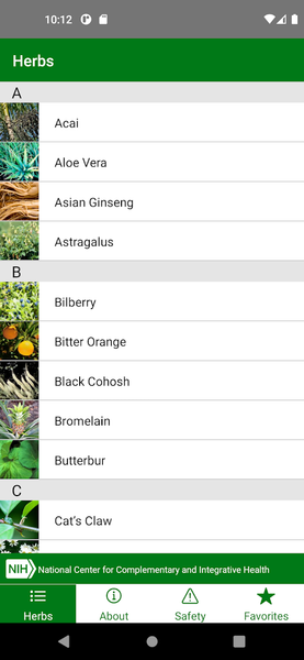HerbList - Image screenshot of android app