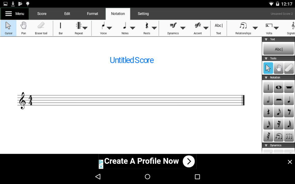 Crescendo Music Notation - عکس برنامه موبایلی اندروید