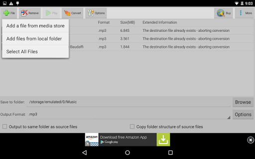 Switch Audio Converter - Image screenshot of android app