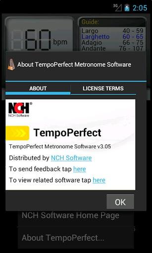 TempoPerfect Metronome Free - Image screenshot of android app