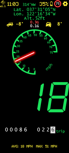 GPS Speedometer Premium - Image screenshot of android app