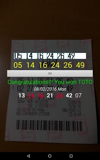 SG TOTO 4D SWEEP - Image screenshot of android app