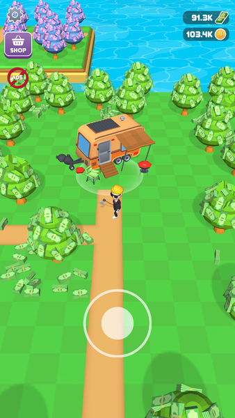 Rich Island - Gameplay image of android game