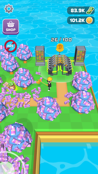 Rich Island - Gameplay image of android game