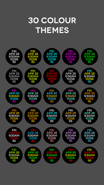 Readable Watch Face - Image screenshot of android app