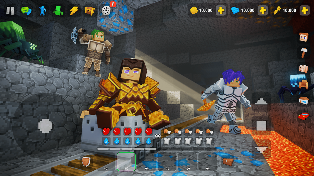 Craftium: Craft & Build - عکس بازی موبایلی اندروید
