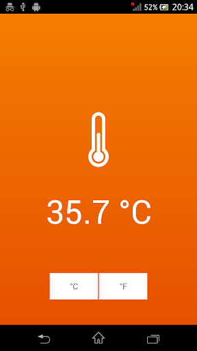 Thermometer - Room Temperature - Image screenshot of android app