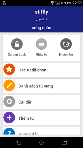 3000 tu vung tieng anh thong dung - Image screenshot of android app