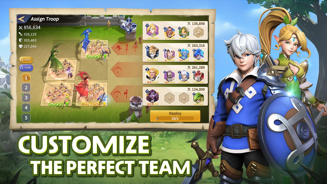 Dragon Siege: Kingdom Conquest - Gameplay image of android game