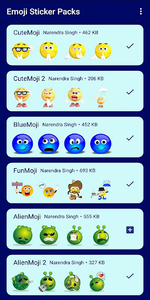 HD Emoji Stickers - WAStickerA - عکس برنامه موبایلی اندروید