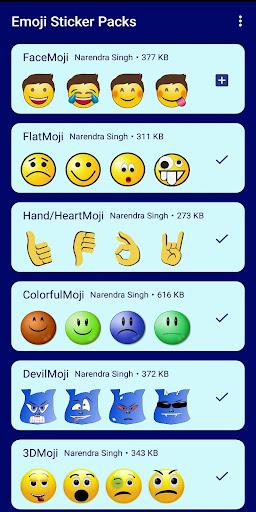 HD Emoji Stickers - WAStickerA - عکس برنامه موبایلی اندروید