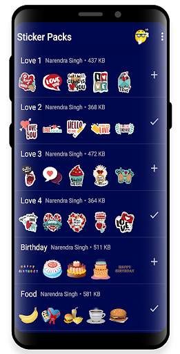 WAStickerApps - HD Stickers - Image screenshot of android app