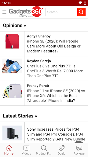 Gadgets ۳۶۰ - عکس برنامه موبایلی اندروید