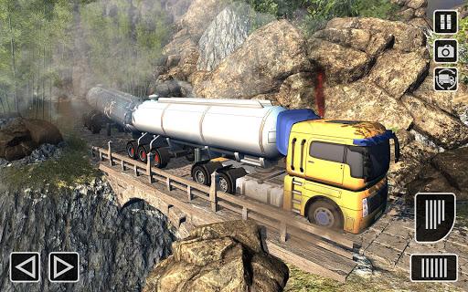 Realistic Off Road Extreme Truck driving Simulator - Gameplay image of android game